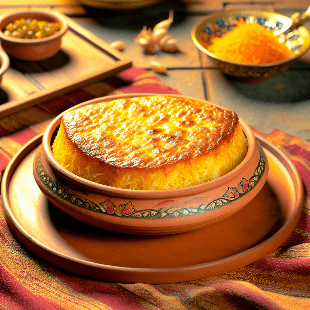 Tahdig with Saffron