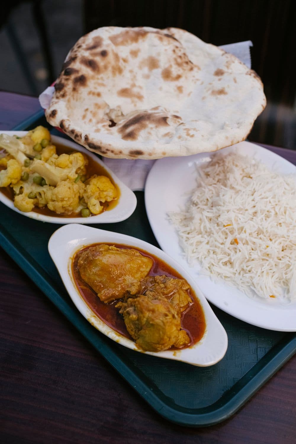 BVI Roti with Curry Chicken