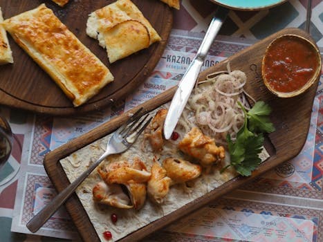 Shkmeruli (Garlic Cream Chicken)