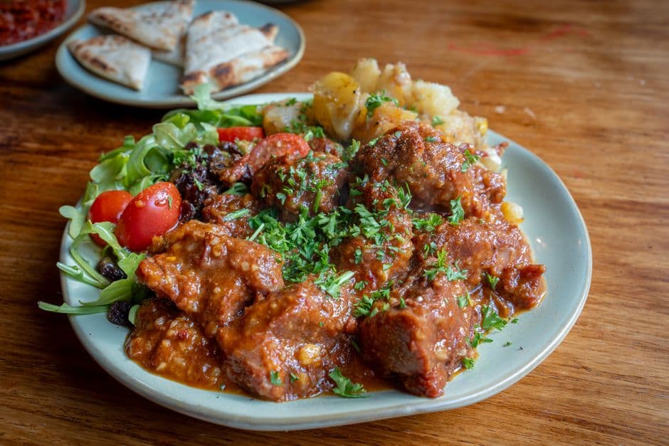 Greek Beef Stifado (Cinnamon-and-Vinegar Beef Stew)