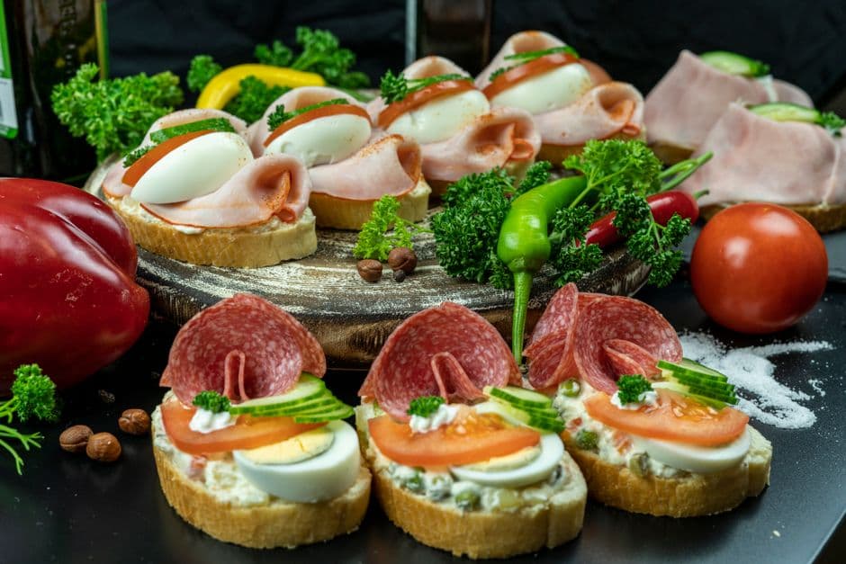 Obložený Chlebíček (Czech Open-Face Sandwiches)