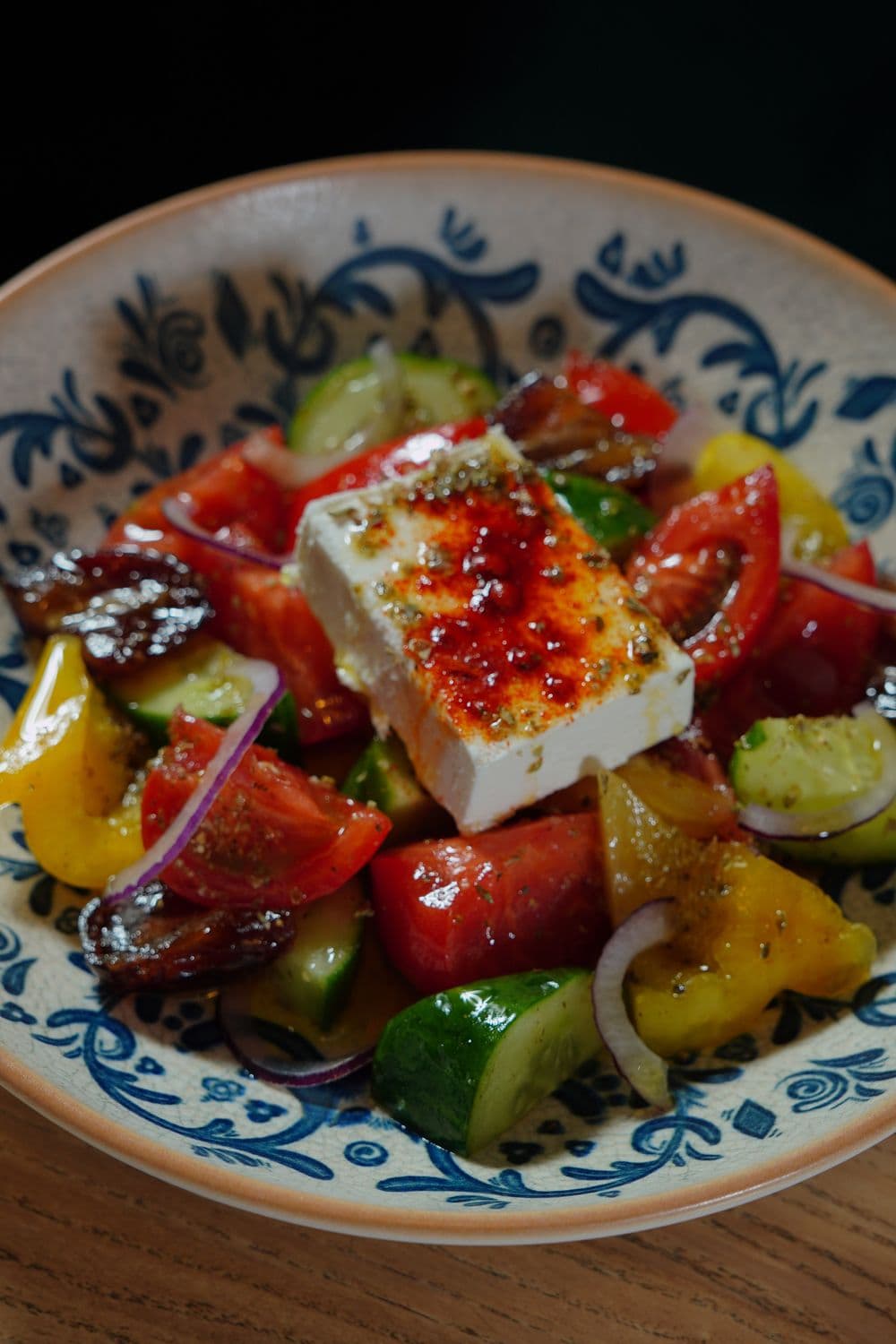 Authentic Greek Village Salad (Horiatiki)