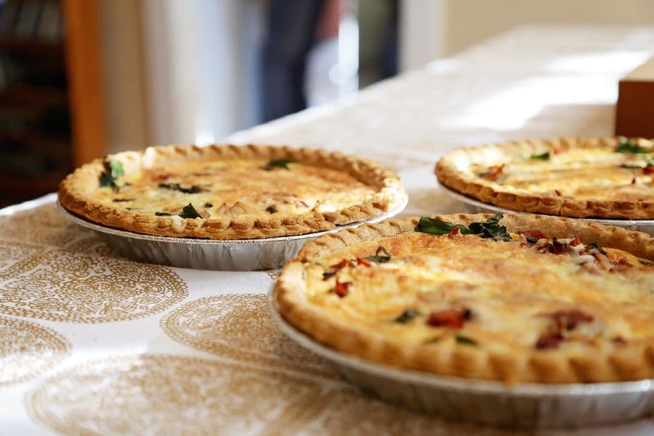 Jersey Crab and Bacon Tart
