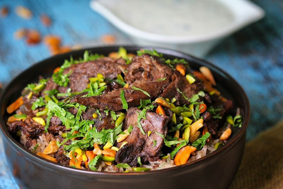 Mansaf (Jordanian National Dish — Lamb in Fermented Yogurt Sauce)