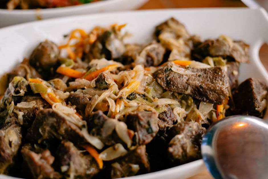 Kuyrdak — Kazakh Organ Meat Fry