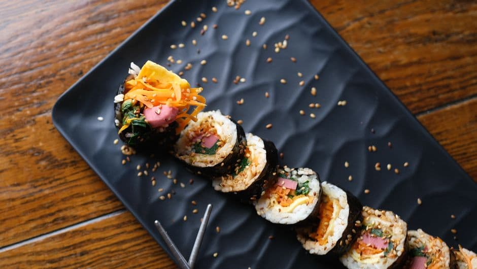 Kimbap (Korean Rice Roll)