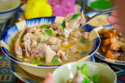 Khmer Samlor Korko (Saure Suppe)