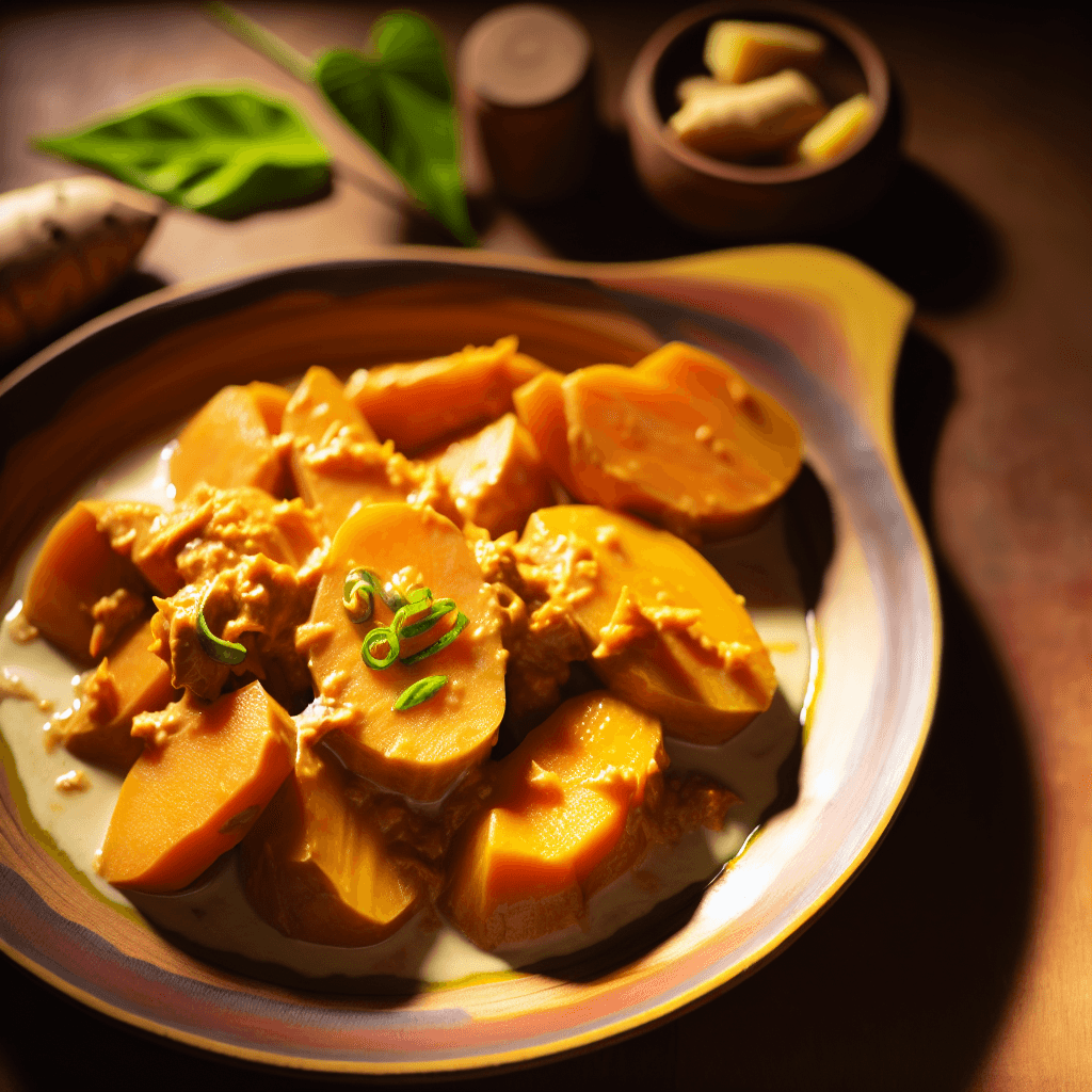 Kumara with Coconut Cream