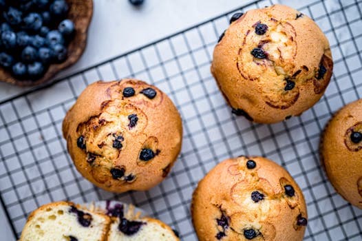 Bakery-Style Blueberry Muffins Recipe