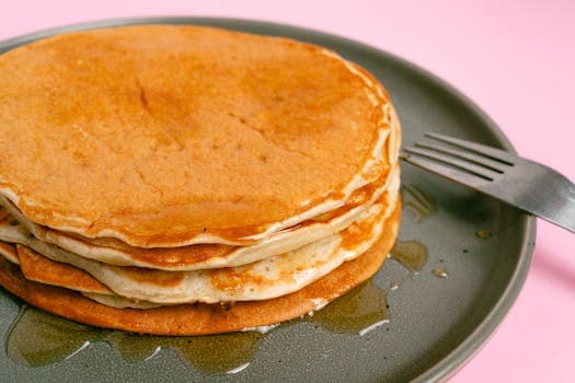 Fluffy American Buttermilk Pancakes