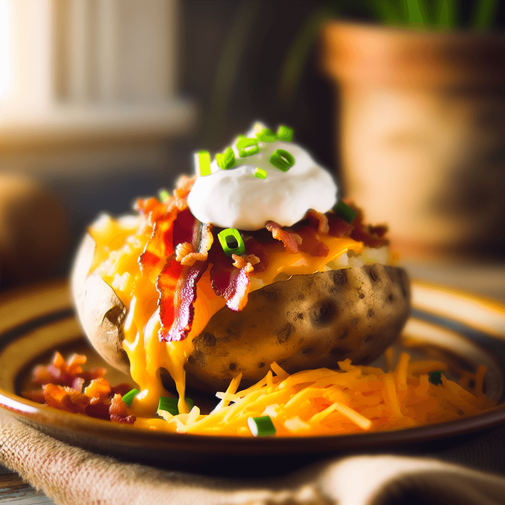 Loaded Baked Potato (Idaho Style)