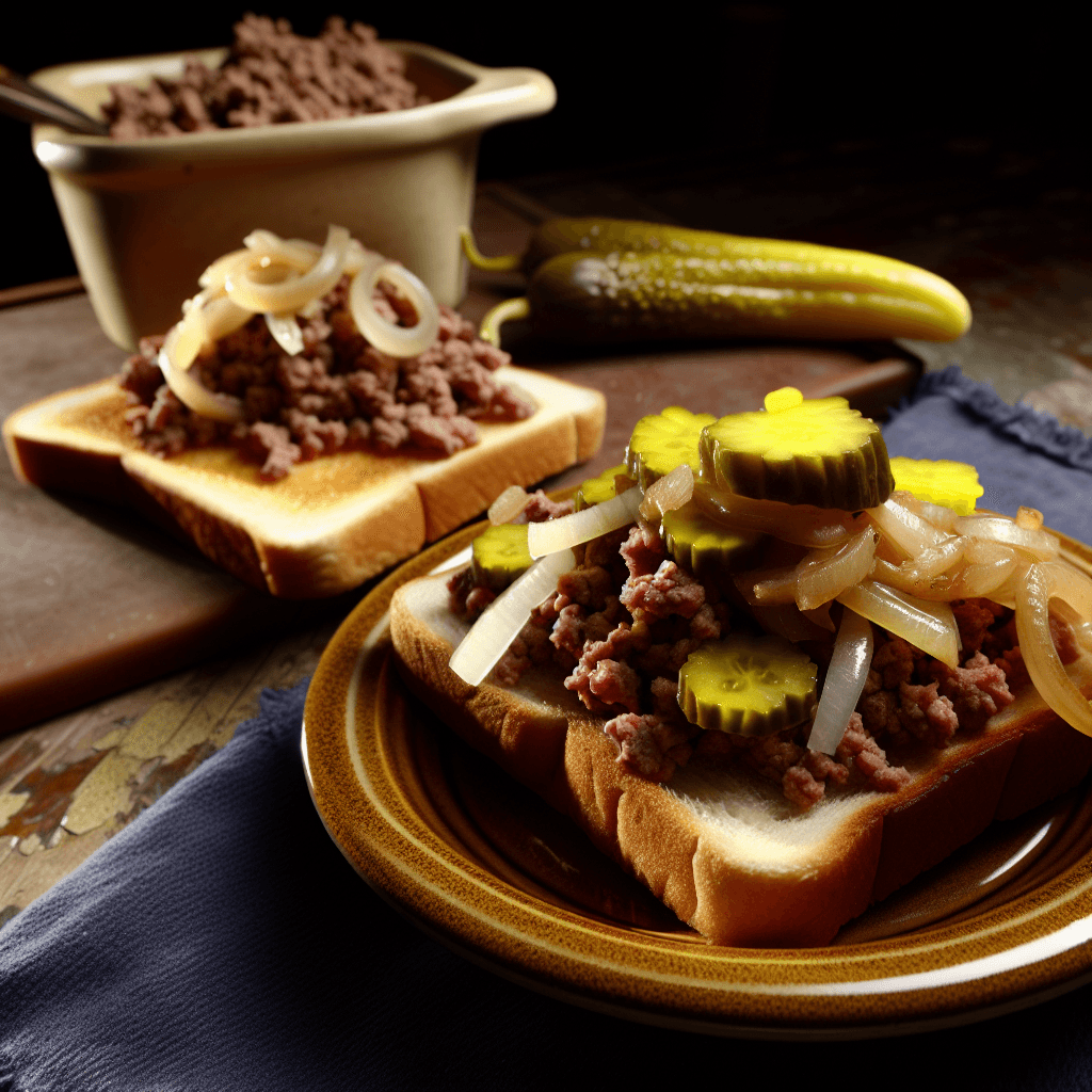 Iowa Loose Meat Sandwich