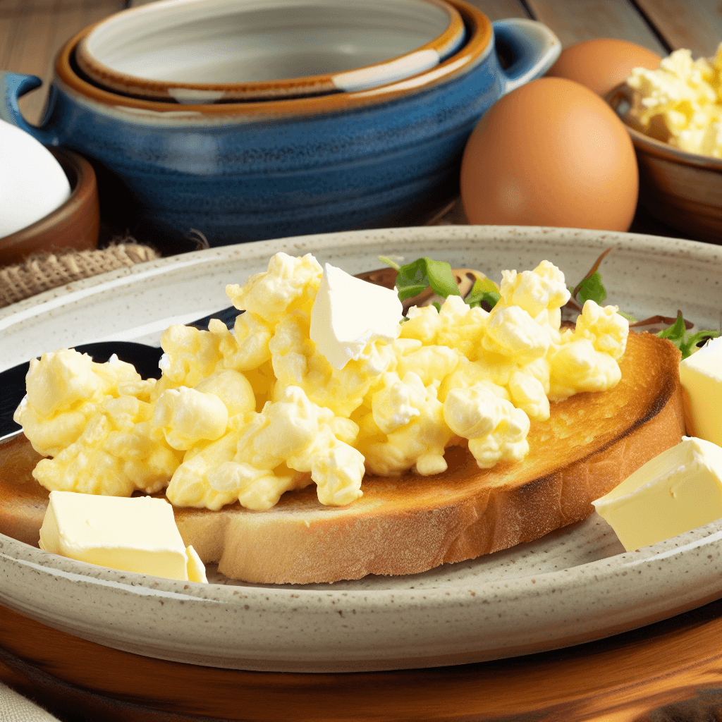 Scrambled Eggs on Toast