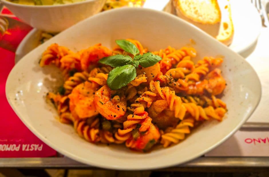 Koshari (Egyptian Rice, Lentil and Pasta Bowl with Spicy Tomato Sauce)