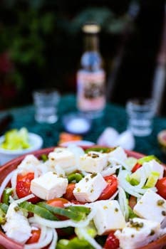 Authentic Greek Village Salad (Horiatiki)