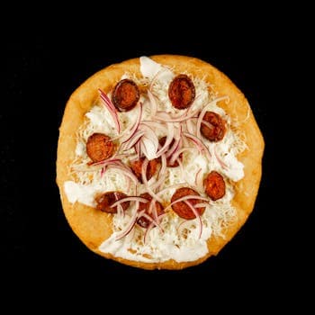 Lángos — Hungarian Fried Dough