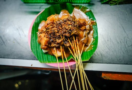 Sate with Peanut Sauce