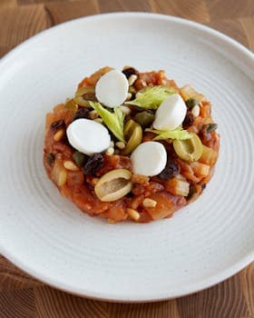 Caponata Siciliana (Sweet and Sour Aubergine Stew)