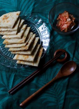 Kimchi Quesadilla — Roy Choi-Inspired