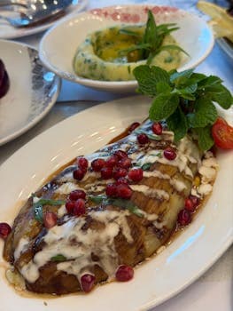 Pomegranate-Glazed Eggplant — Malouf-Inspired