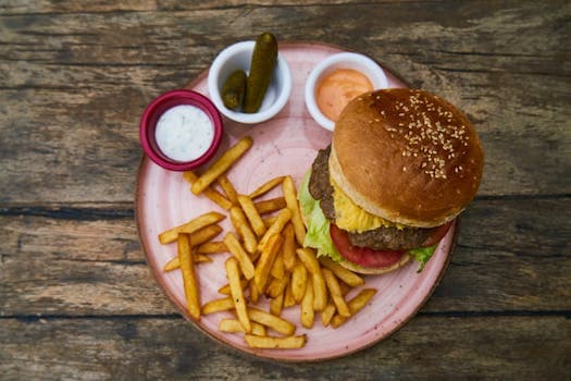 Burger with Special Sauce