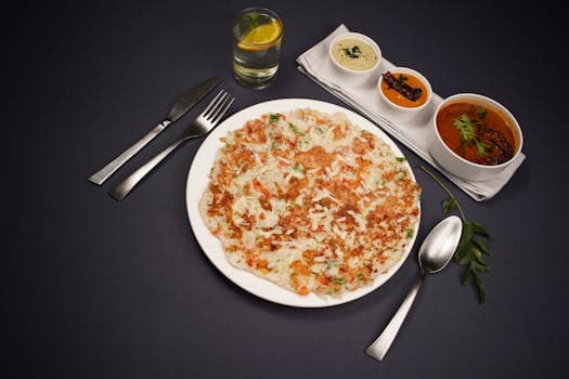 Uttapam (South Indian Savory Rice Pancake)