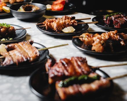 Japanese Yakitori – Grilled Chicken Skewers with Tare Sauce