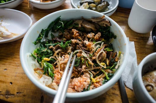 Bibimbap (Korean Mixed Rice Bowl)