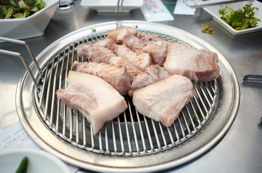 Samgyeopsal (Korean Grilled Pork Belly)