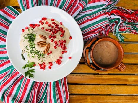 Chiles en Nogada (Stuffed Poblano Peppers in Walnut Cream)