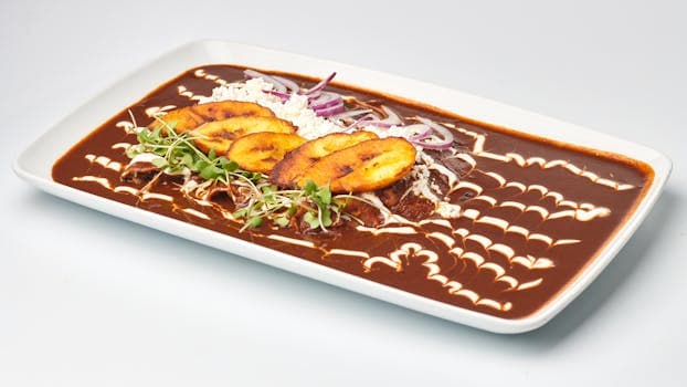 Mole Poblano (Chicken in Complex Chilli-Chocolate Sauce)