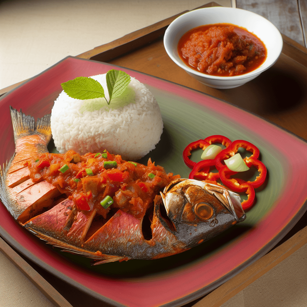 Grilled Red Snapper with Creole Sauce