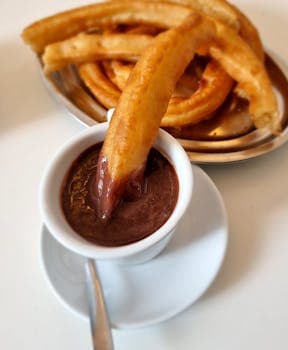 Spanish Churros with Hot Chocolate