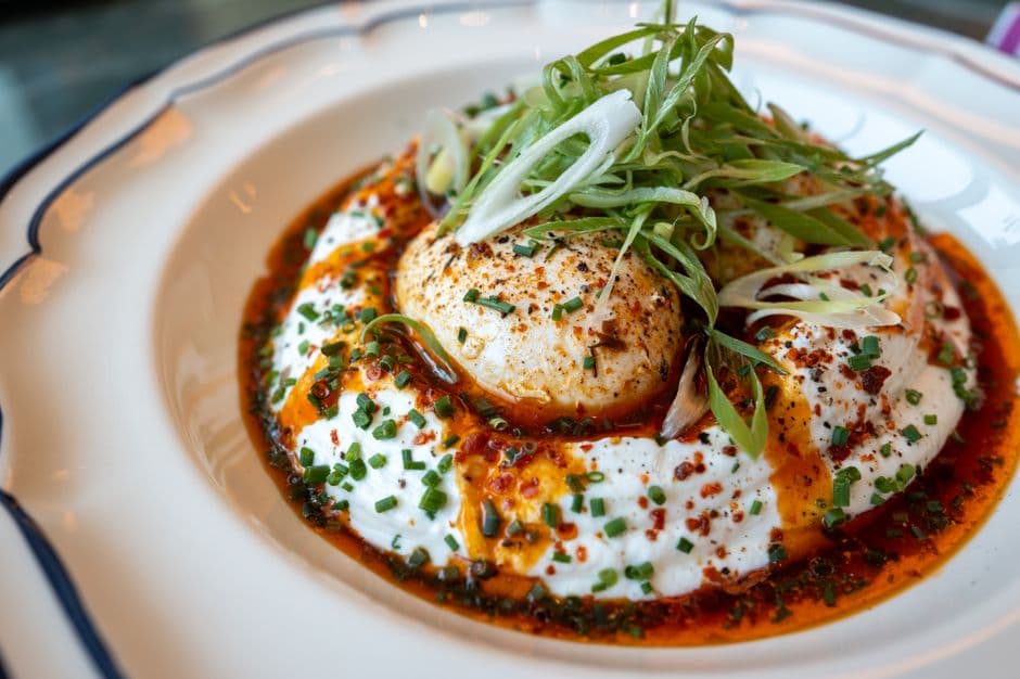 Çilbir (Ottoman Poached Eggs on Garlicky Yogurt)