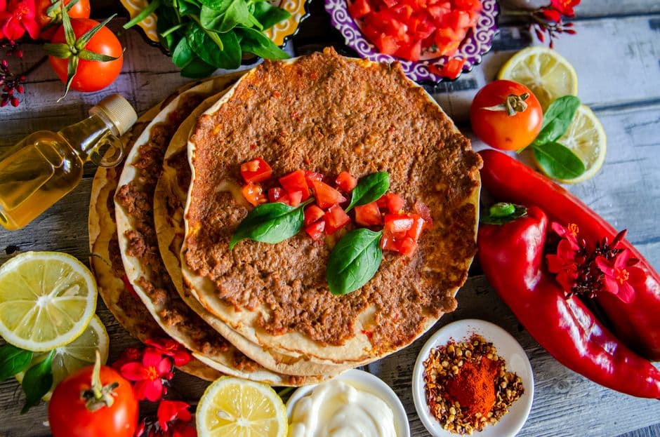 Lahmacun — Turkish Flatbread Pizza