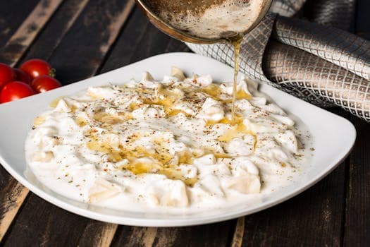 Modern Manti with Yogurt Foam — Yalçınkaya-Inspired