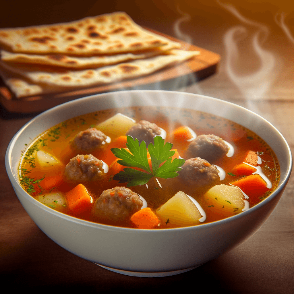 Turkish Meatball Soup